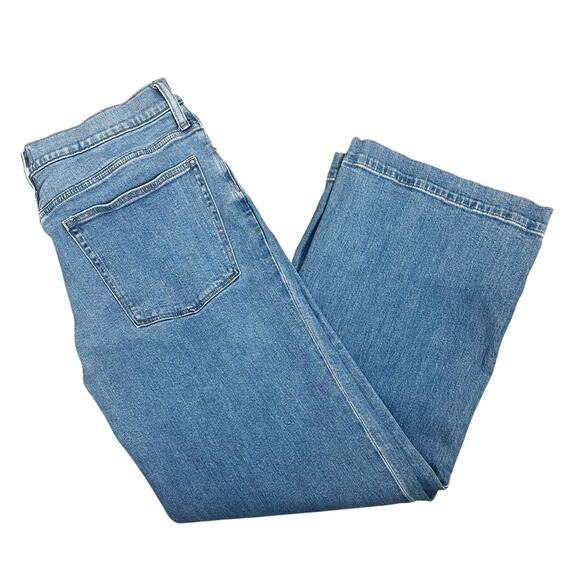 J.Crew 2025 Classic Wide-Leg Blue Denim Jeans Cotton Light Wash Size 30 Womens - Picture 8 of 14